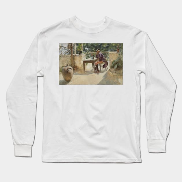 The Vine by Carl Larsson Long Sleeve T-Shirt by Classic Art Stall